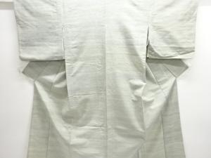 アンティーク　手織り紬単衣着物(内袖付き)